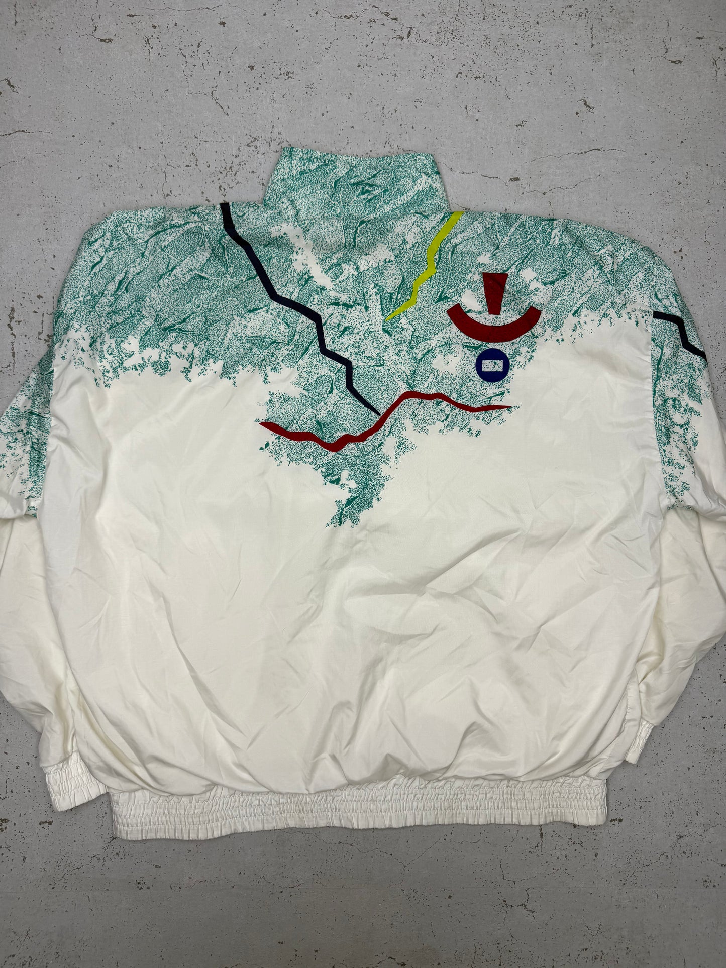 adidas Originals Felsmuster Windbreaker weiß – Foto 6