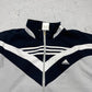 adidas V-Streifen Trainingsjacke grau – Foto 4