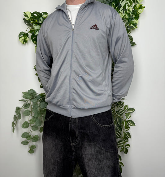 Adidas Vintage Zipper Sportjacke L - MonkeysVintage