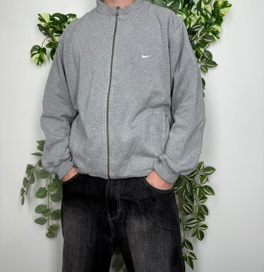 Nike Vintage Zipper Sweatshirt Grau XL - MonkeysVintage