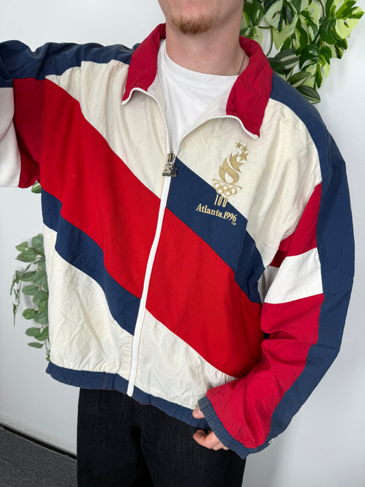 Starter Atlanta 1996 Olympia Windbreaker weiß – Foto 1