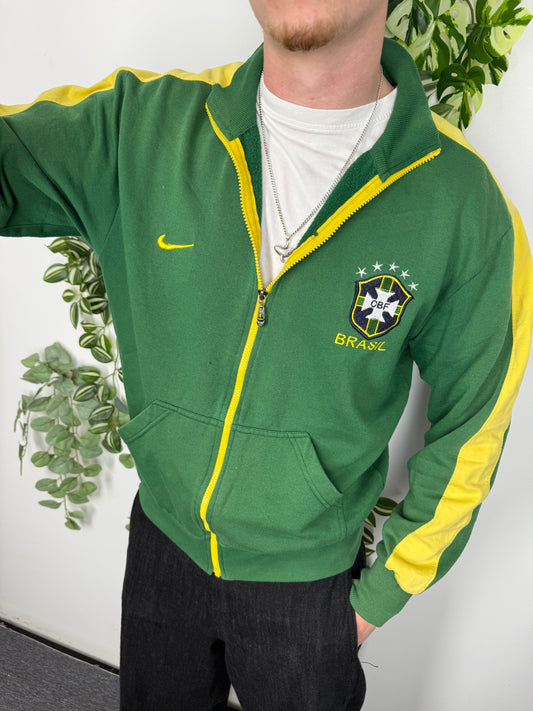 Nike Brasil CBF Trainingsjacke grün – Foto 1