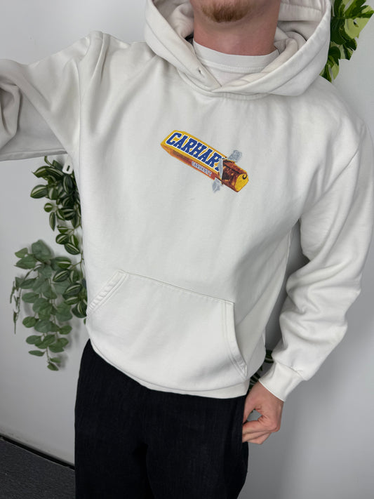 Carhartt Schokoriegel Print Hoodie weiß – Foto 1