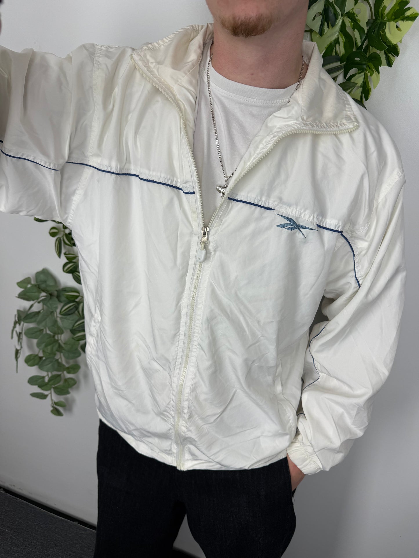 Reebok Windbreaker weiß – Foto 1