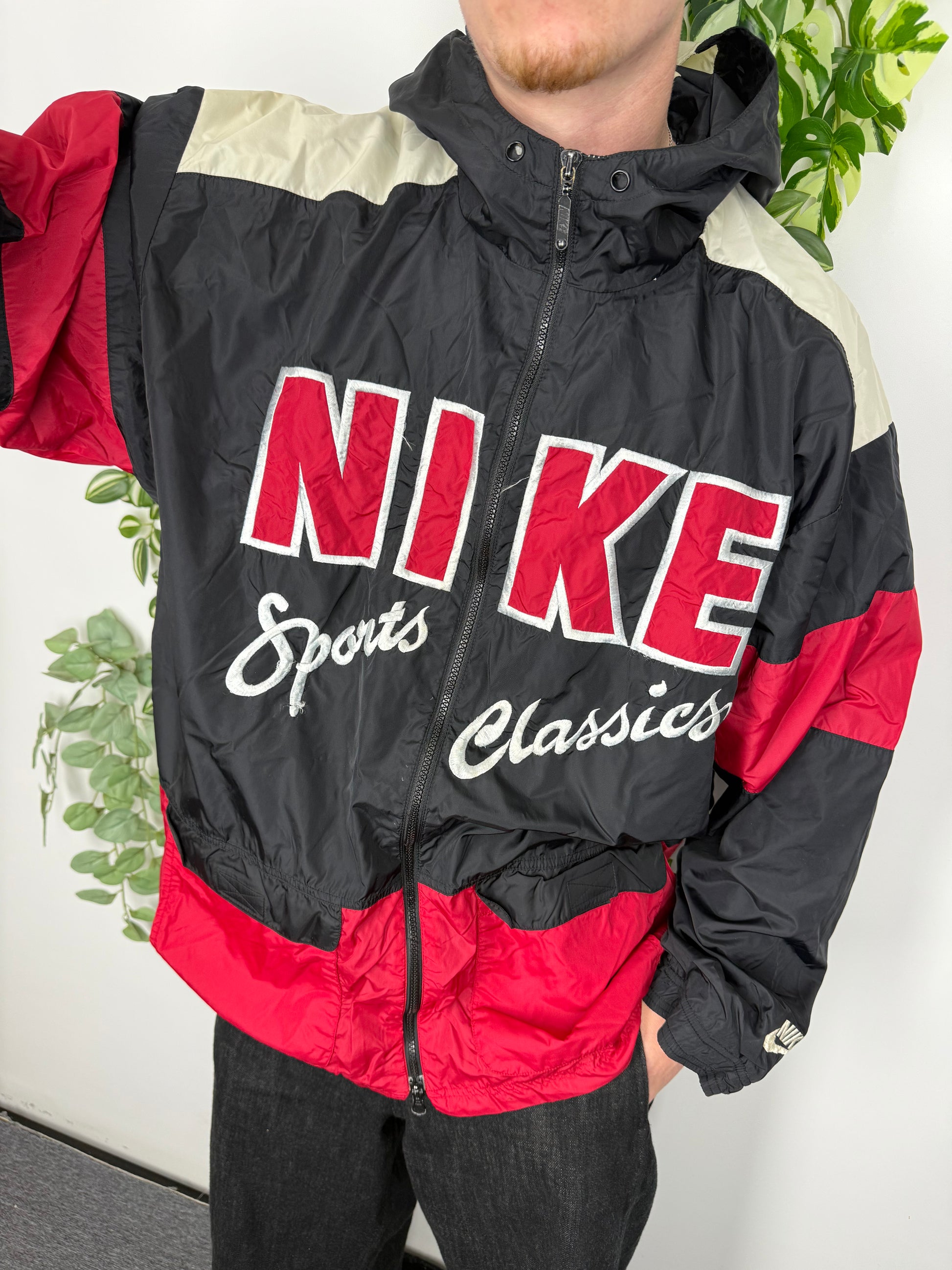 Nike Sports Classics Windbreaker schwarz – Foto 1