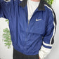 Nike großer Swoosh hinten Windbreaker blau – Foto 1