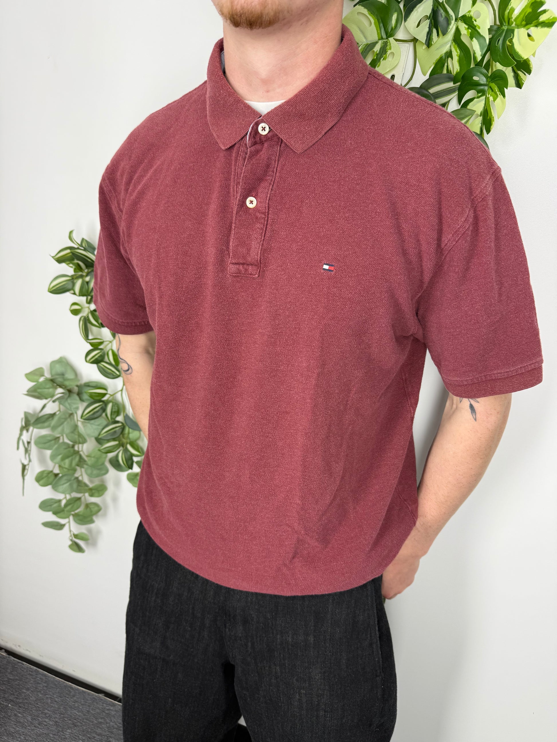 Tommy Hilfiger Polo rot – Foto 1