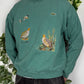 Lacoste vintage 80s 90s Sweatshirt Knitwear Sweater Crewneck Polo Stoff embroidery Vogel L