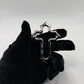 Y2K Silber Kreuz Anhänger – Accessoire für Hosenkette, Schlüssel oder Tasche