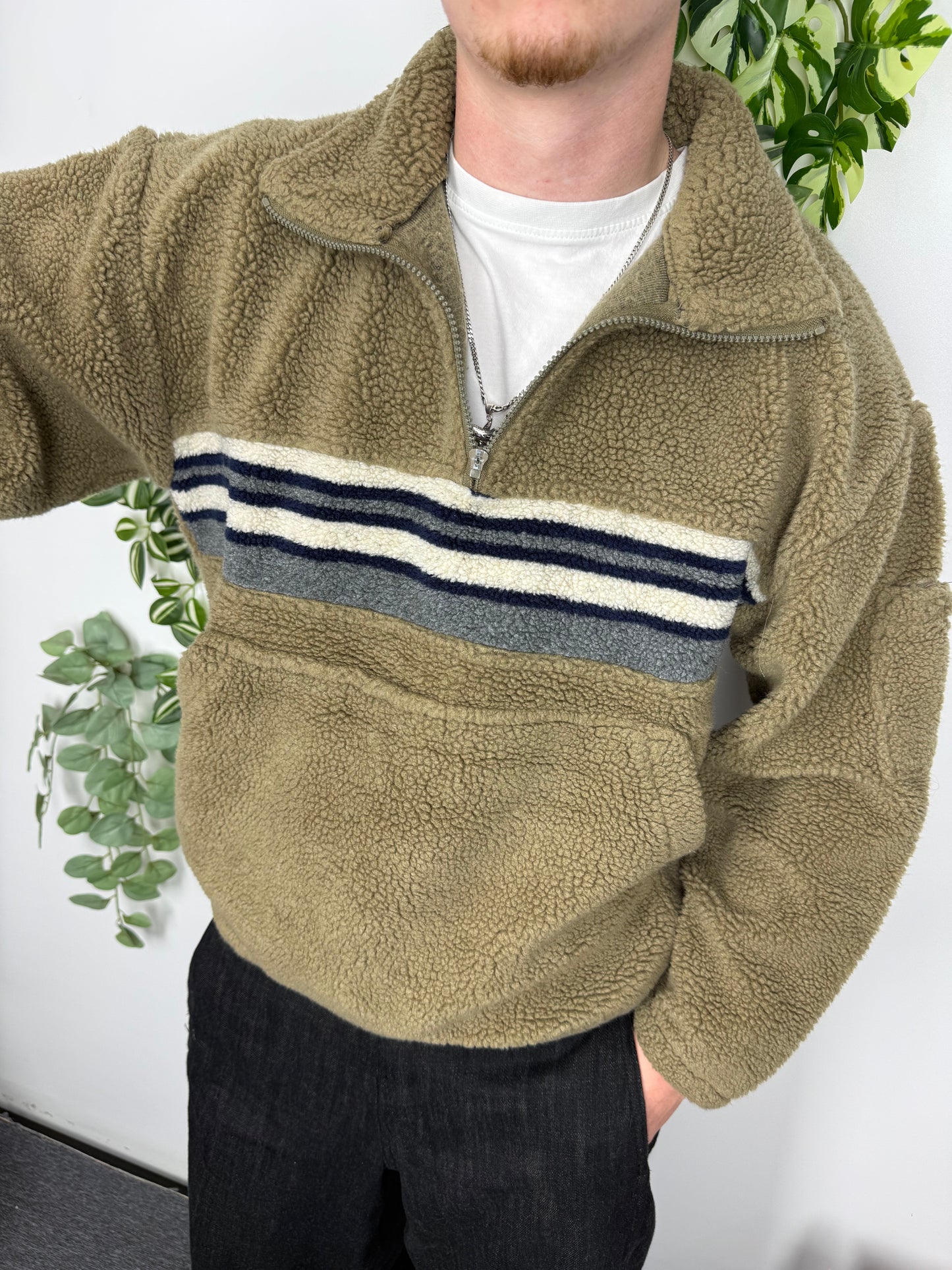 World Peace System Teddy Fleecejacke grün – Foto 1