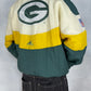 NFL Green Bay Packers vintage Football Jacke Übergangsjacke grün L