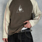 France Le Coq Sportif vintage Sweatshirt Crewneck khaki L