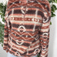Aztec Teddy Fleece Halfzip braun – Foto 1