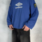 Umbro vintage big logo Sweatshirt Sweater blau L
