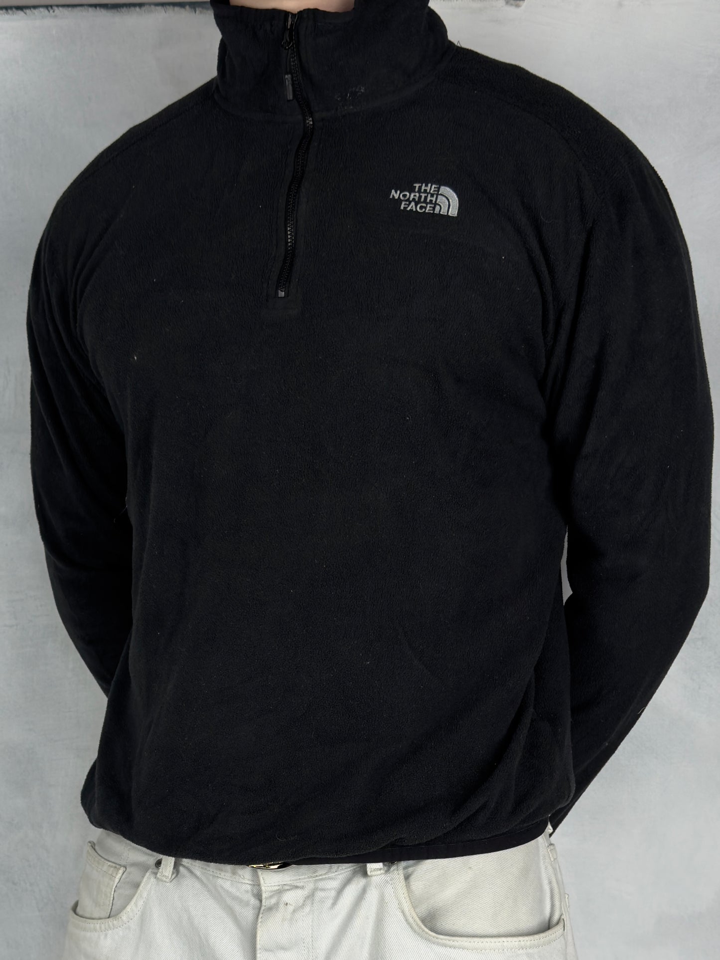 The North Face Fleece Zip Sweatshirt schwarz M