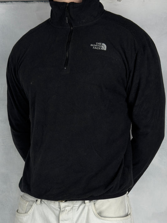 The North Face Fleece Zip Sweatshirt schwarz M