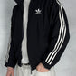 Adidas Originals vintage Trackjacket Windbreaker Jacke schwarz S