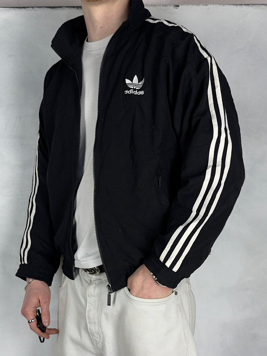 Adidas Originals vintage Trackjacket Windbreaker Jacke schwarz S