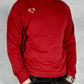 Nike vintage Football Sweatshirt Active Crewneck rot M