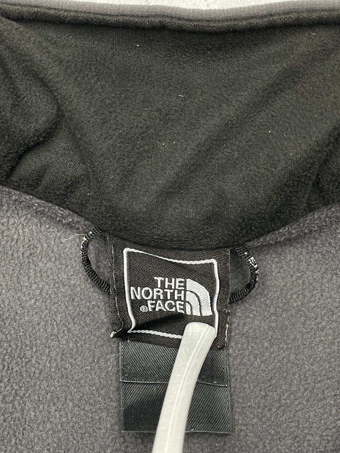 The North Face Softshell Fleece Jacke Zipper grau M