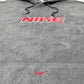 Nike VIntage Spellout Fleece Hoodie grau L