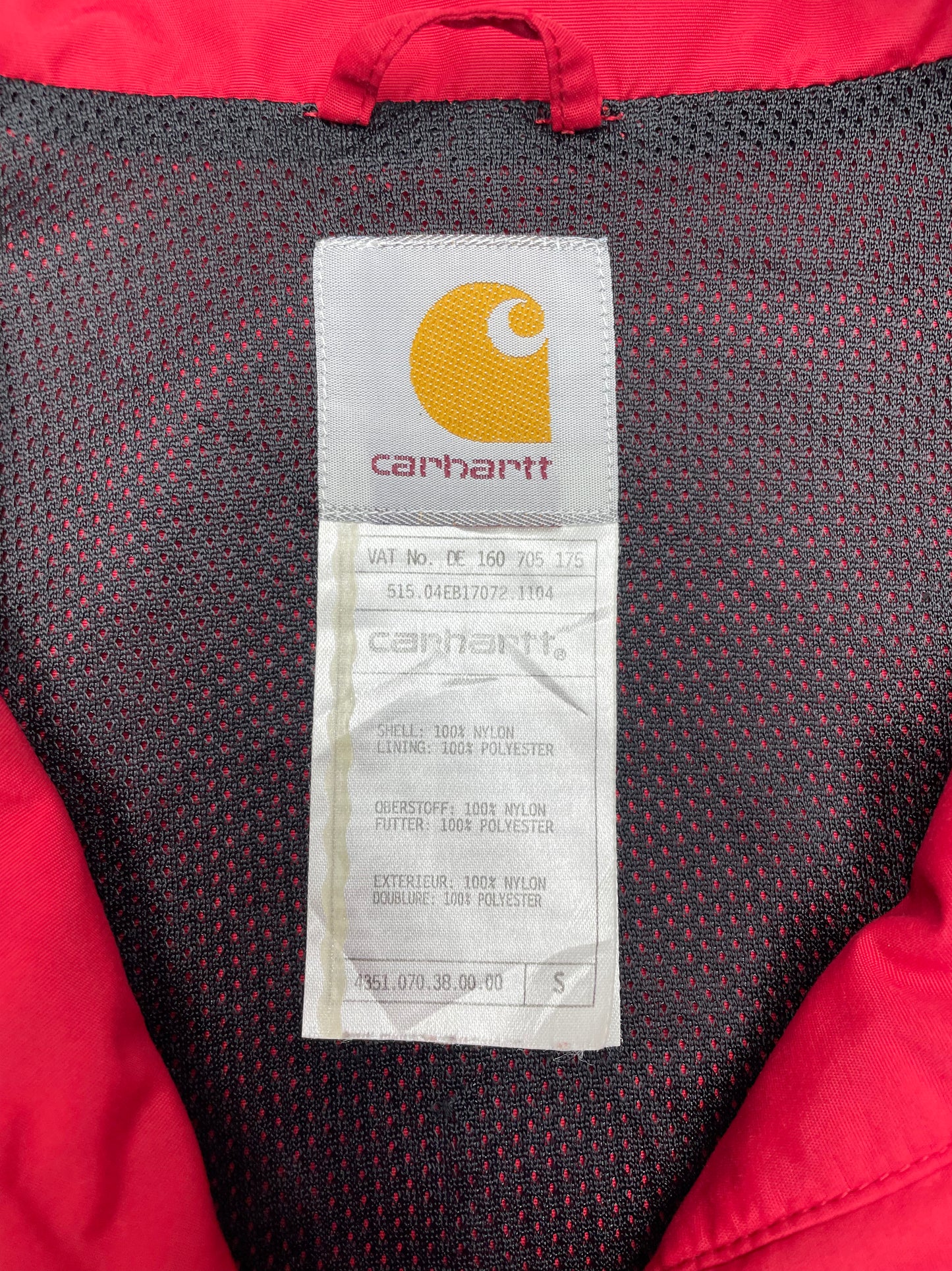 Carhartt light Jacket Bomberjacke rot S