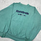 Reebok Vintage Big Logo embroidered Sportswear Sweatshirt grün M