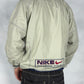 Nike vintage big Logo Windbreaker Trackjacket Jacke creme S