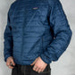 Patagonia gefütterte Jacke allwetter outdoor blau XL