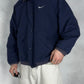 Nike vintage Wendejacke Collegejacke blau M