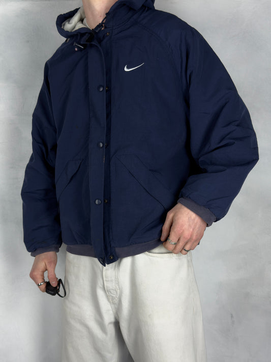 Nike vintage Wendejacke Collegejacke blau M