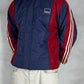 Adidas vintage gefütterte Jacke Parka blau S