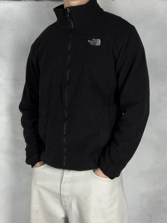 The North Face Fleece Jacke Zipper schwarz XL