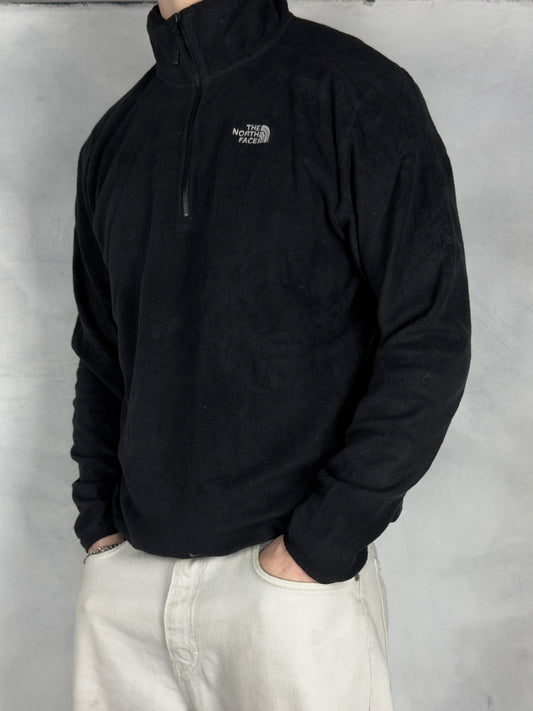 The North Face Fleece Zip Swetashirt schwarz L