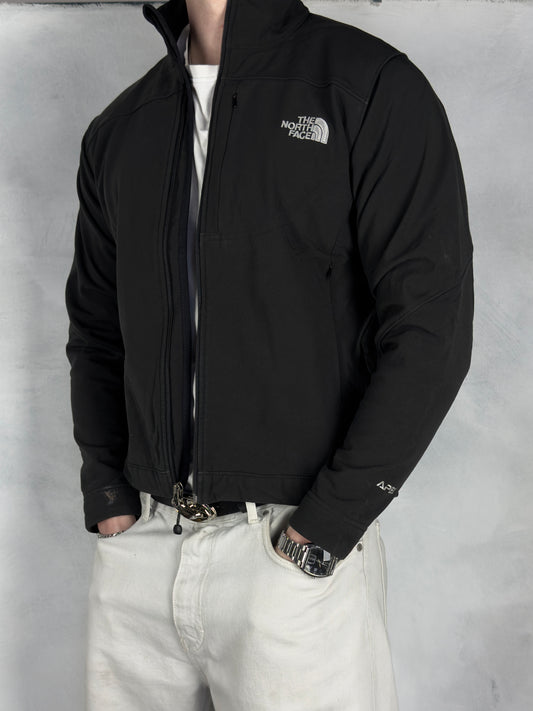 The North Face Apex Softshell Jacke allwetter outdoor schwarz S