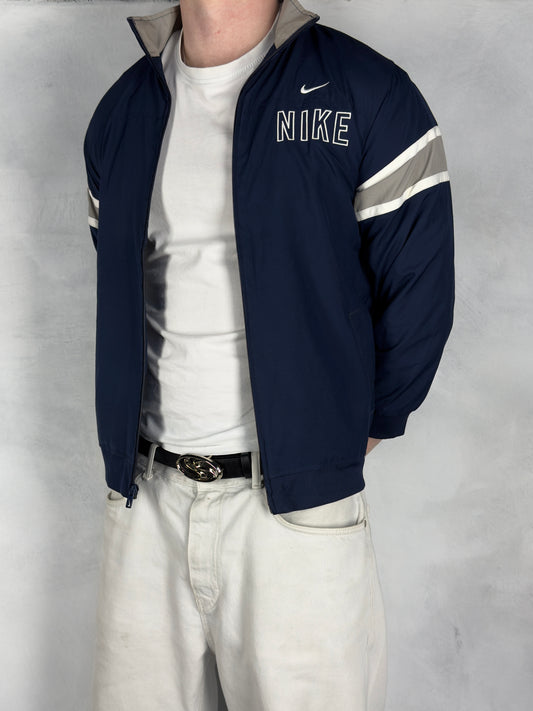 Nike vintage Trackjacket Windbreaker Jacke blau S
