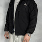 Adidas vintage Jacke Windbreaker allwetter schwarz M
