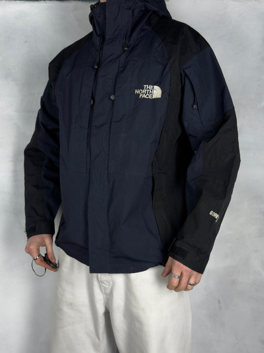 The North Face Gore-Tex vintage Windbreaker allwetter outdoor Jacke blau L