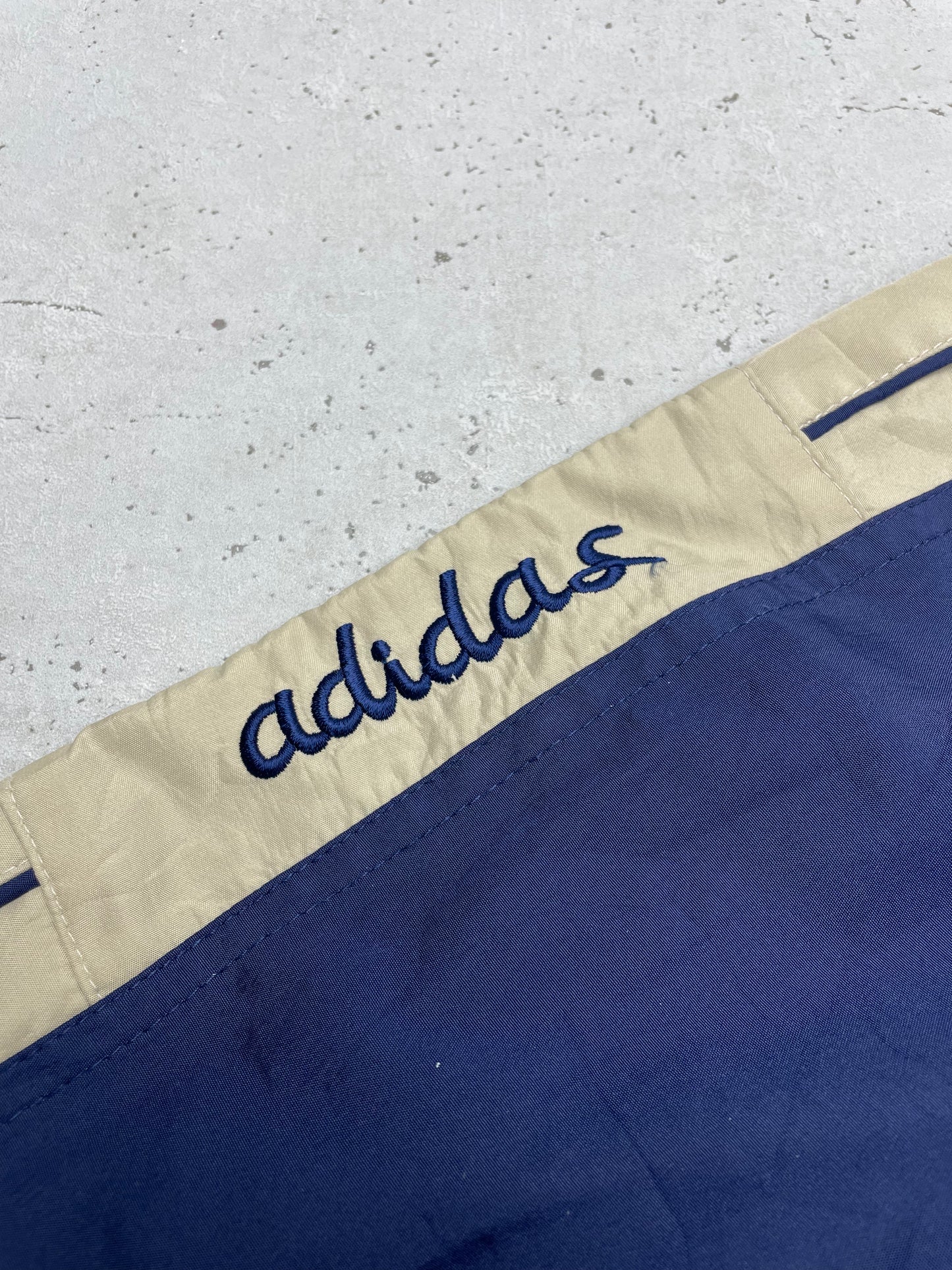 Adidas rare vintage Trackjacket Jacke blau beige XL