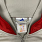 Adidas vintage Y2K big Logo Trackjacket Zipper Jacke rot beige L