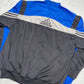 Adidas vintage big Logo Trackjacket Zipper Jacke blau schwarz L