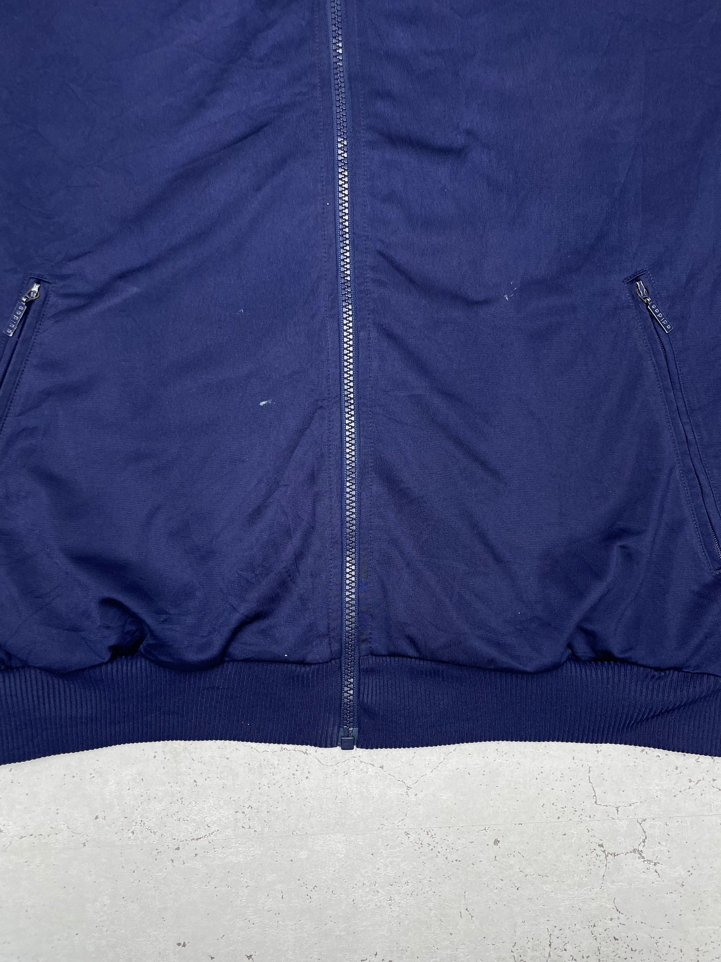 Adidas vintage Zipper Trackjacket Jacke blau weiß XL