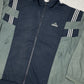 Adidas vintage Trackjacket Jacke Zipper grün blau XL