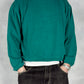 Lacoste vintage 90s big Logo Sweatshirt Knitwear grün S