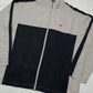 Nike rare Vintage Trackjacket Zipper Jacke grau schwarz L