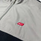 Nike rare Vintage Trackjacket Zipper Jacke grau schwarz L