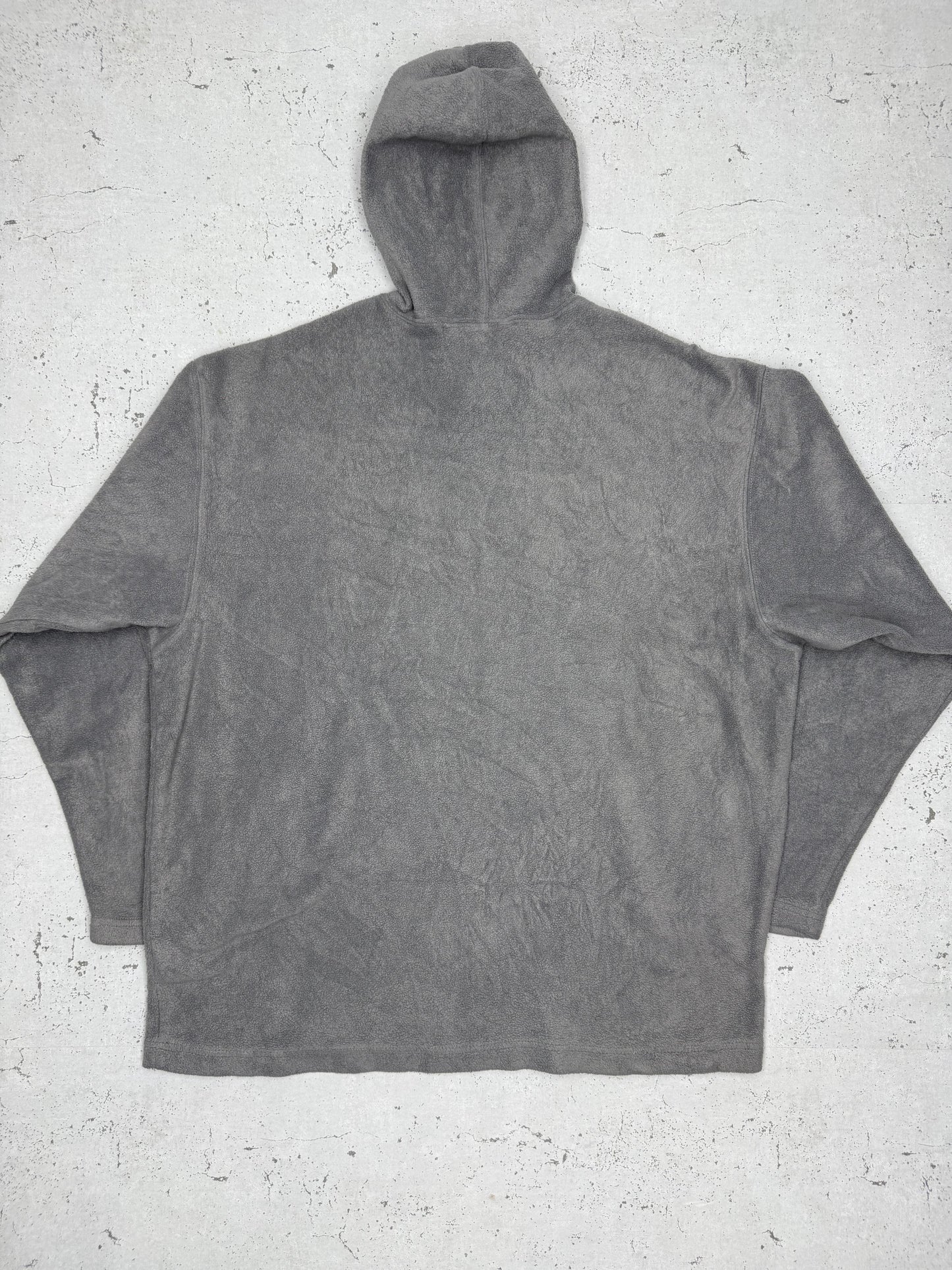 Nike VIntage Spellout Fleece Hoodie grau L