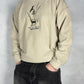 Vintage 90s Fleece Sweatshirt Sweater beige XL
