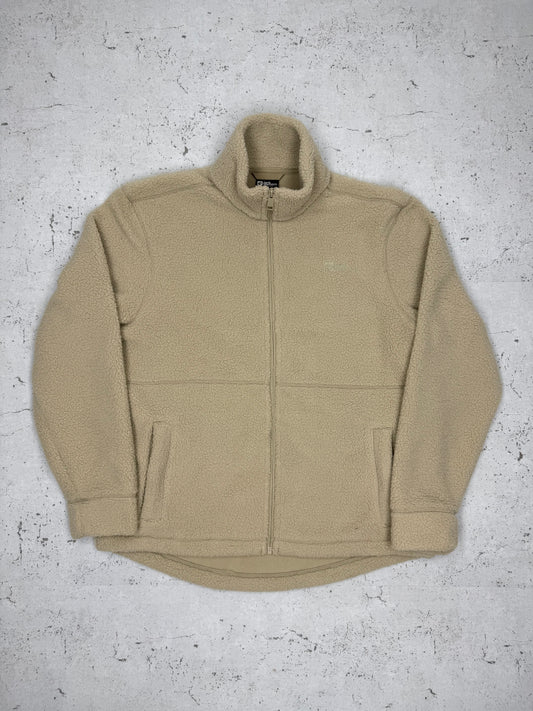 Jack Wolfskin Teddy Fleece Jacke Zipper beige M