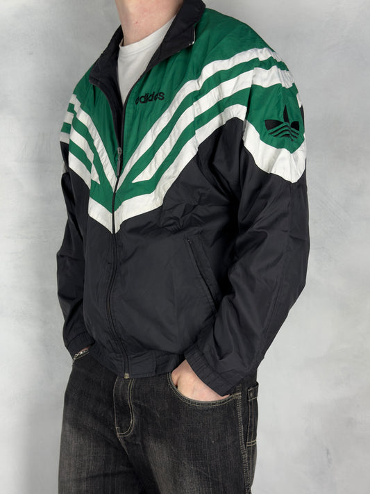 Adidas vintage Windbreaker Trackjacket Jacke grün L